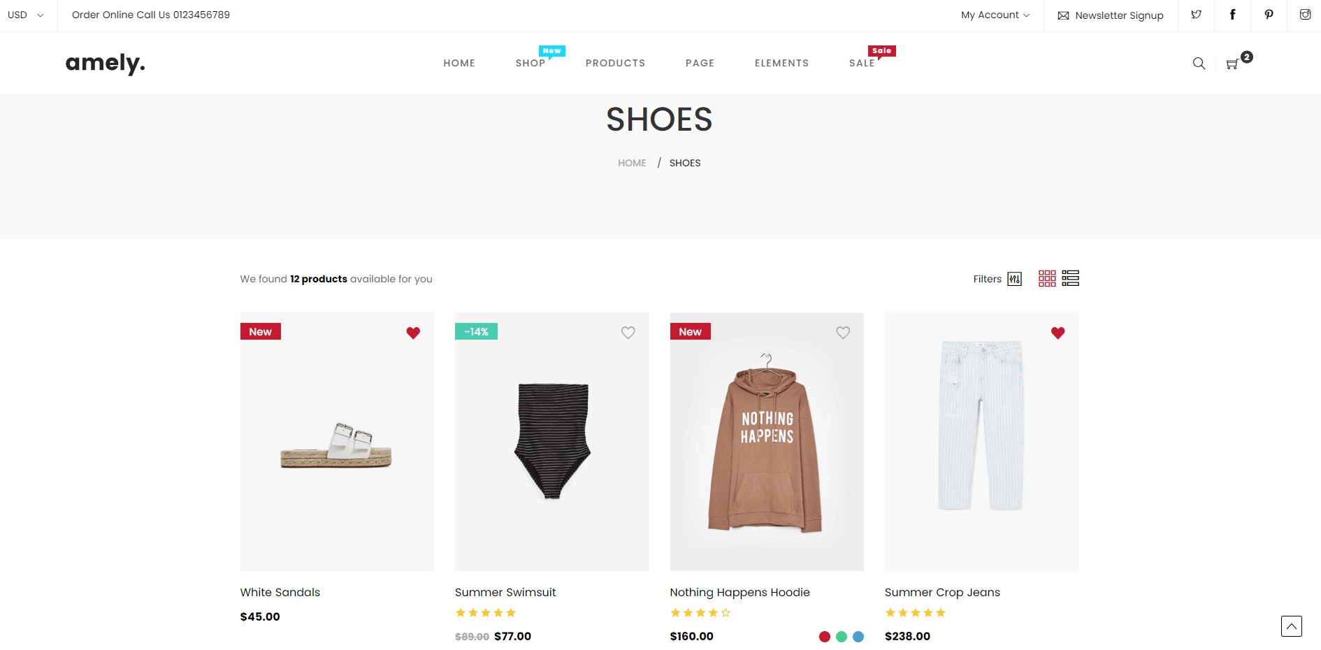 Shop No Sidebar